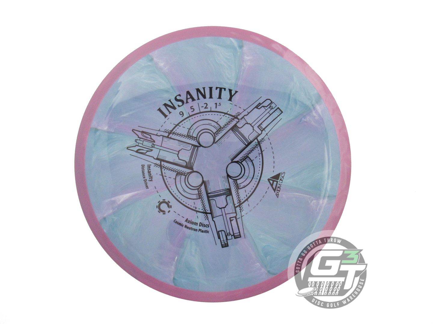 Axiom Cosmic Neutron Insanity Distance Driver Golf Disc (Individually Listed)