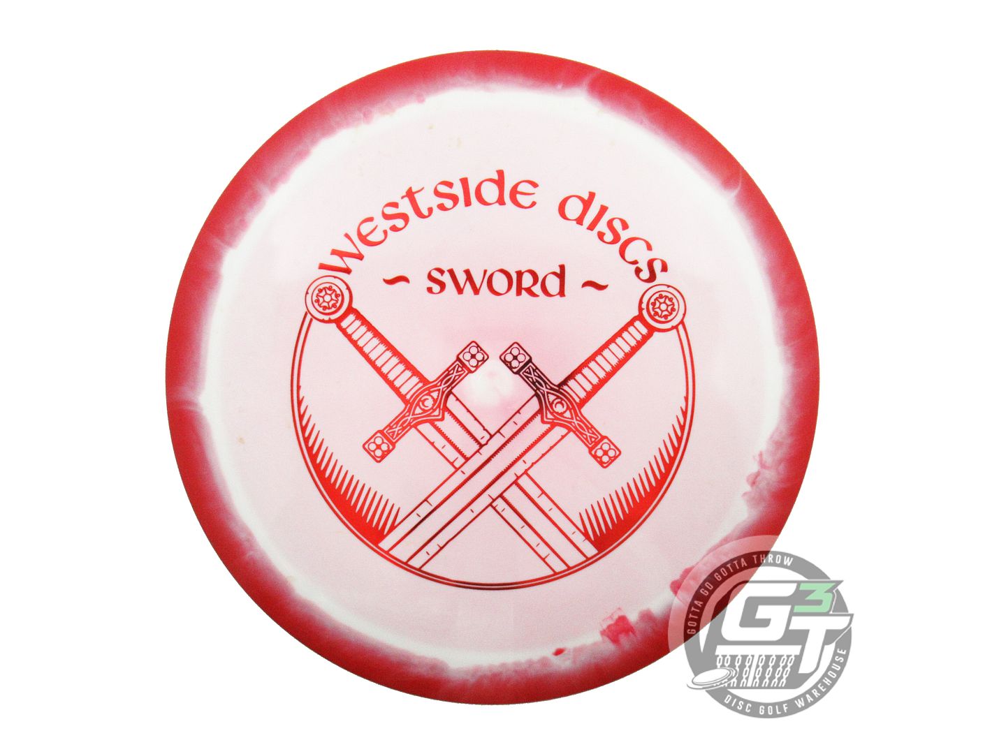 USED Westside Discs Tournament Orbit Sword 176g Red-White Distance Driver Disc