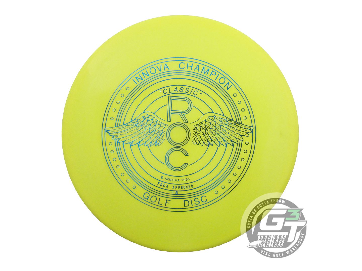 USED Innova [LE] Star Classic Roc 175g Yellow Blue Foil Midrange Golf Disc