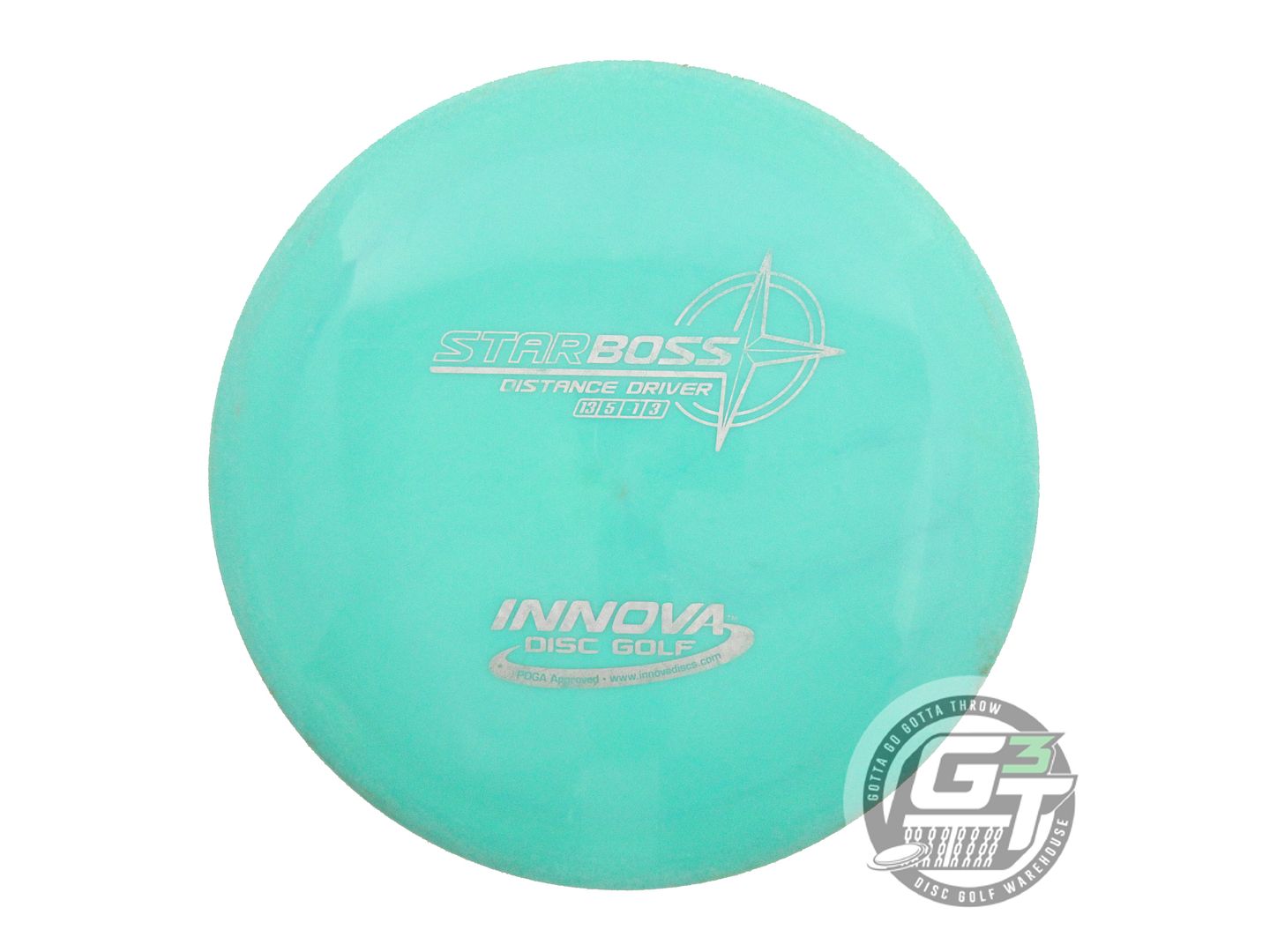 USED Innova Star Boss 170g Seafoam Holo Star Foil Distance Driver Golf Disc