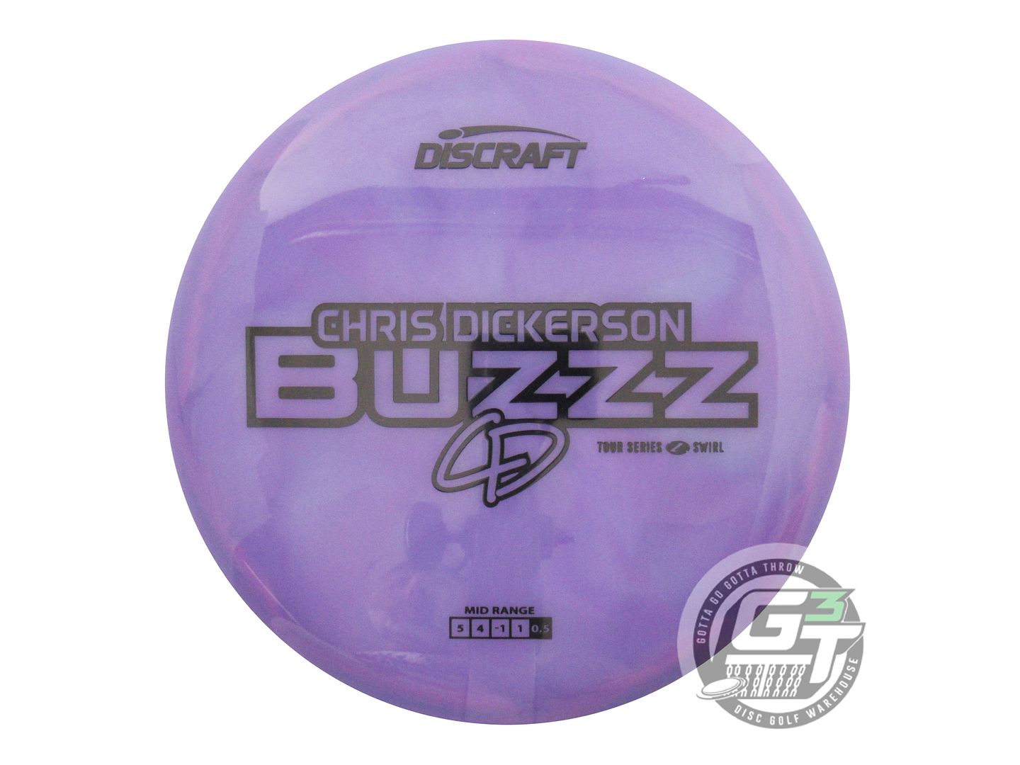 Discraft Limited Edition 2025 Tour Series Chris Dickerson Swirl Elite Z Buzzz Midrange Golf Disc (Individually Listed)