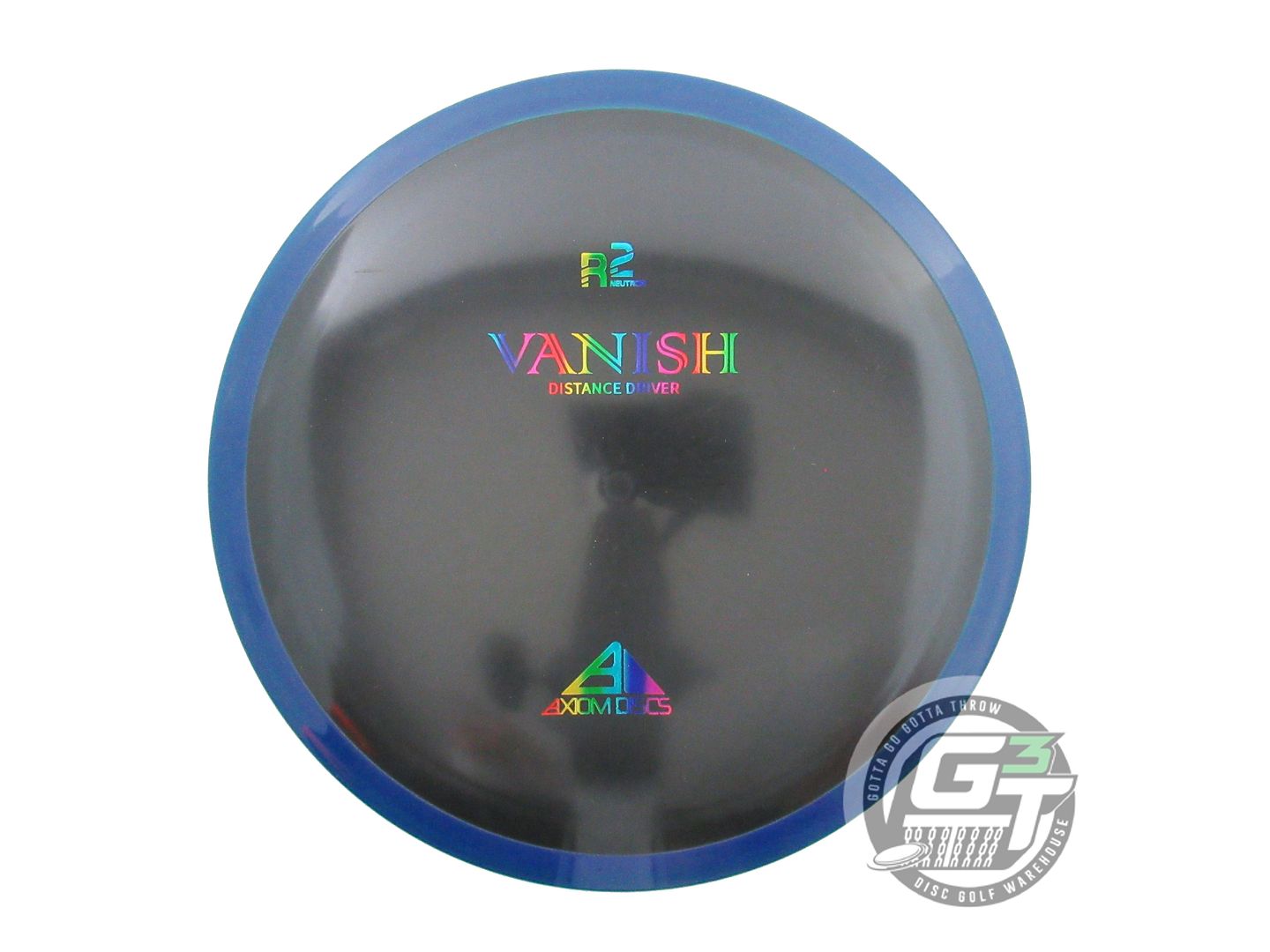 NOS Axiom Discs R2 Neutron Vanish 175g Blue Rim Distance Driver Golf Disc