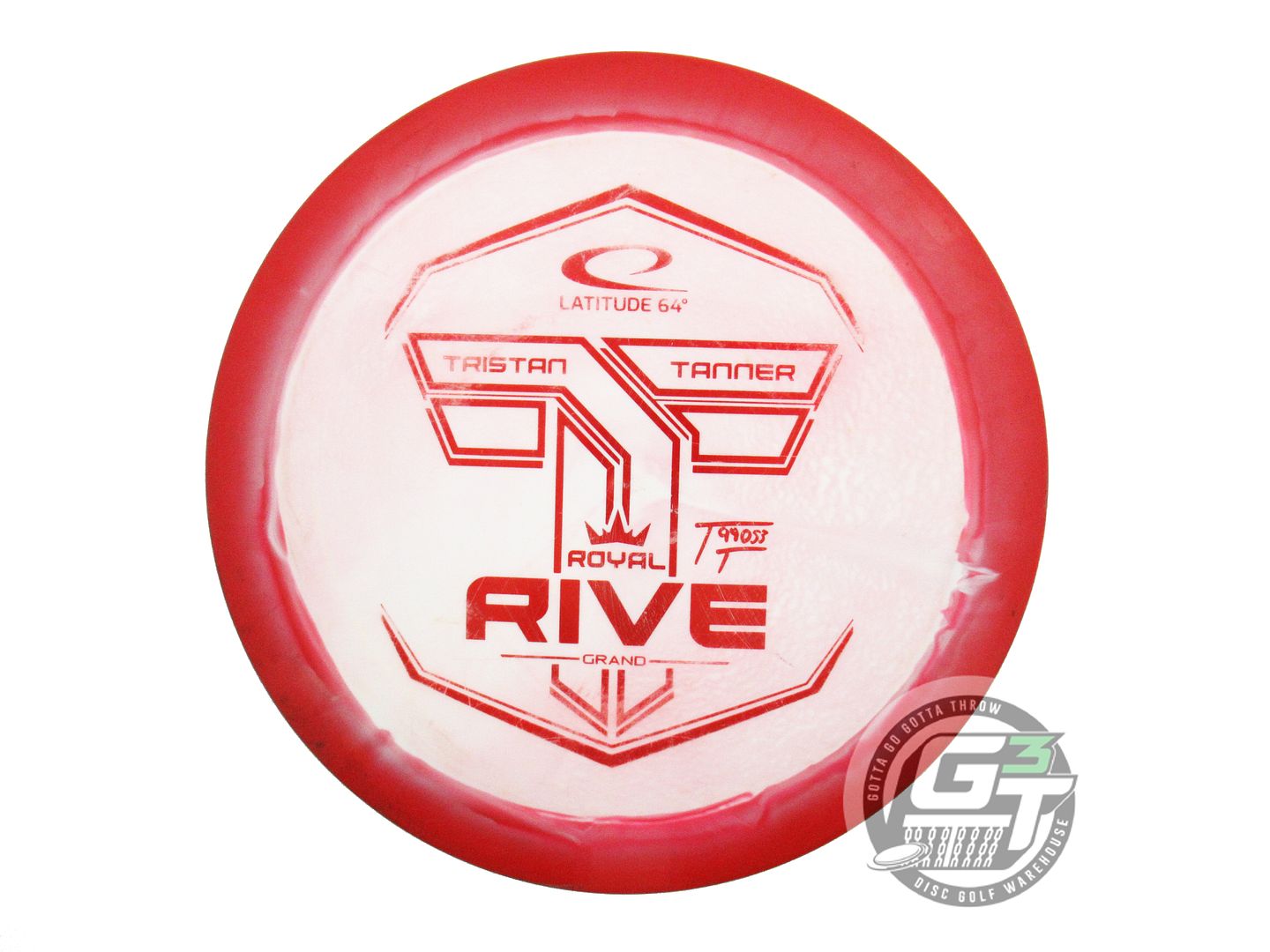 USED Latitude 64 [TANNER] Royal Grand Orbit Rive 175g Red-White Driver Golf Disc