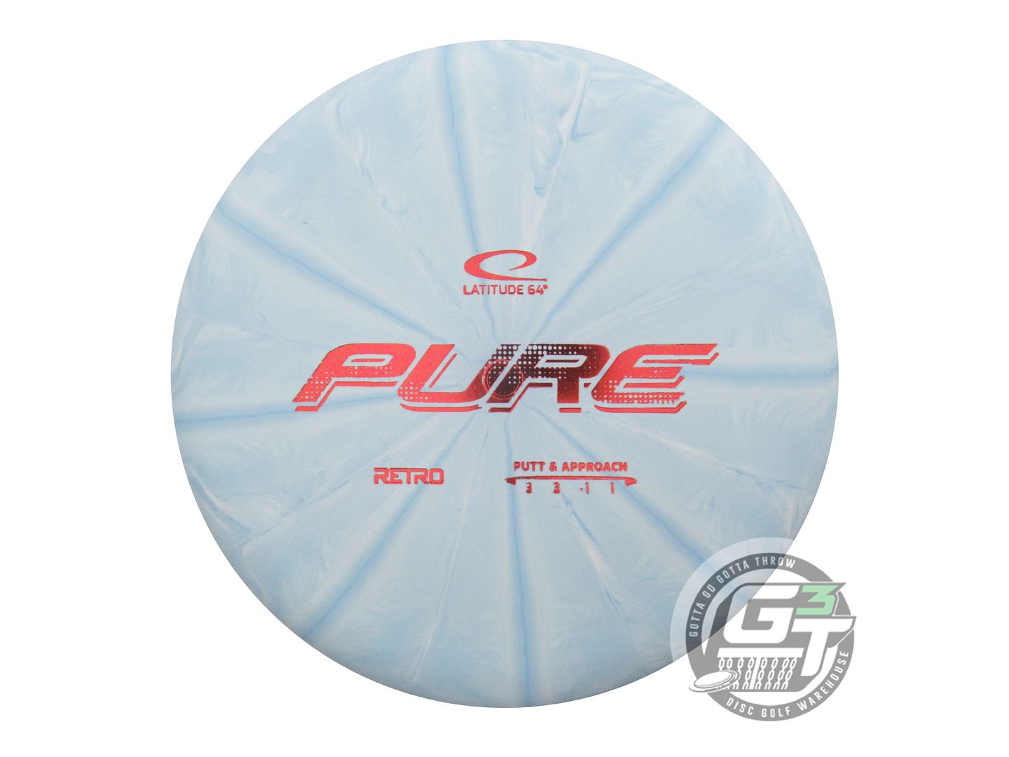 Latitude 64 Retro Burst Pure Putter Golf Disc (Individually Listed)