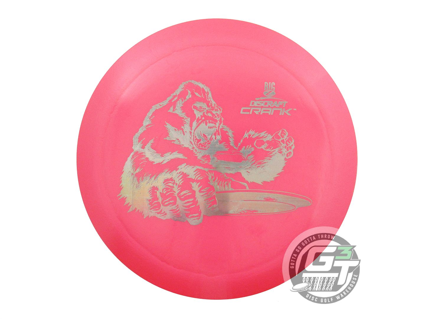 USED Discraft Big Z Crank 174g Pink Copper Weave Foil Distance Driver Golf Disc