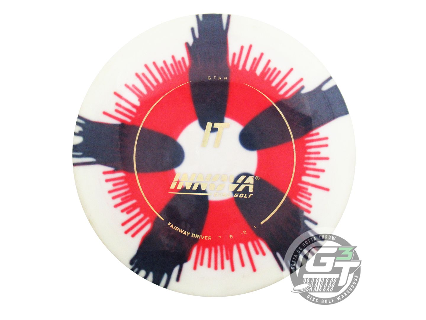 USED Innova I-DYE Star IT 166g Flower Burst Fairway Driver Golf Disc
