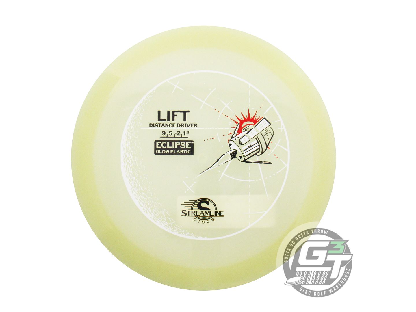 Streamline Eclipse 2.0 Glow Proton Lift Distance Driver Golf Disc (Individually Listed)
