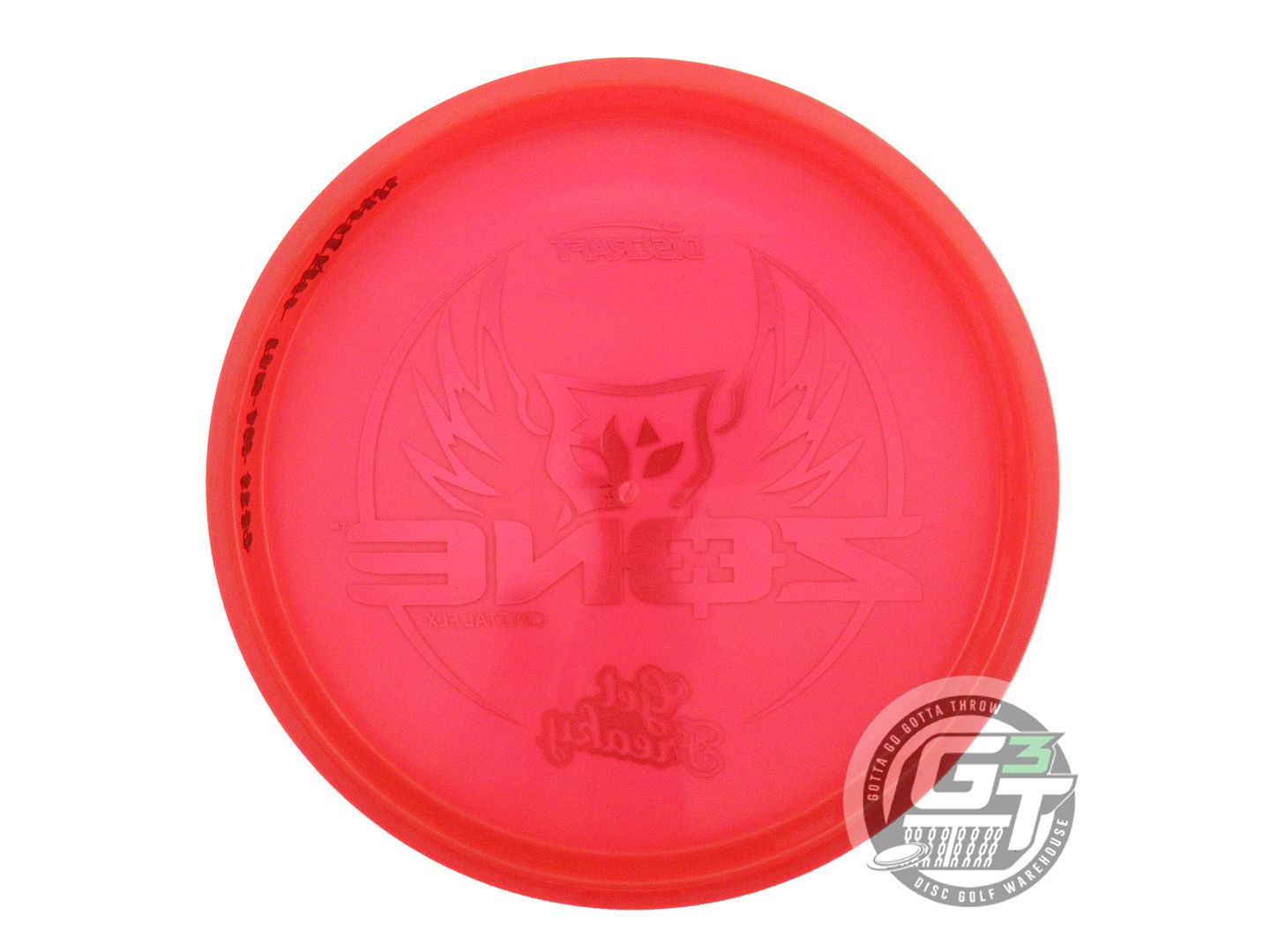 USED Discraft [SMITH] CryZtal Z FLX Zone 174g Red Rainbow Foil Putter Golf Disc