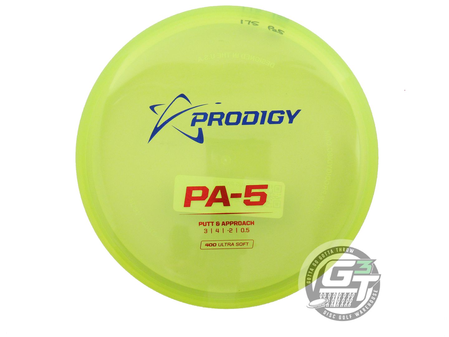 Prodigy 400 Ultra Soft PA5 Putter Golf Disc (Individually Listed)