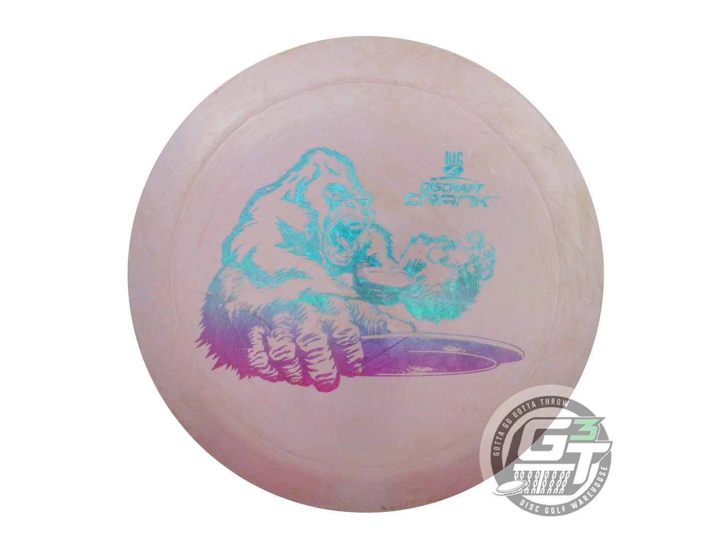 USED Discraft Big Z Crank 175g Lilac Sunset Shatter Foil Distance Driver Disc