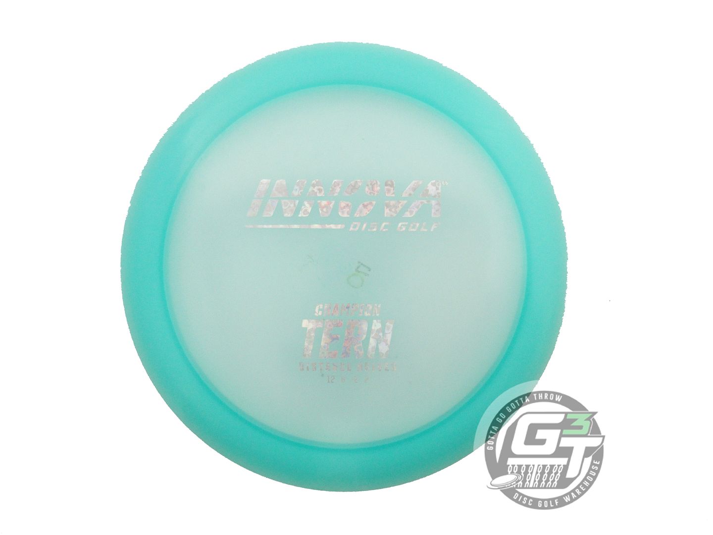 USED Innova Champion Tern 170g Seafoam Holo Heart Foil Distance Driver Golf Disc
