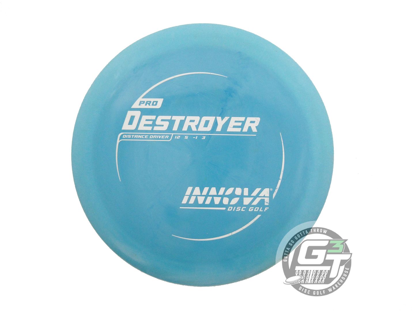 USED Innova Pro Destroyer 167g Teal White Stamp Distance Driver Golf Disc