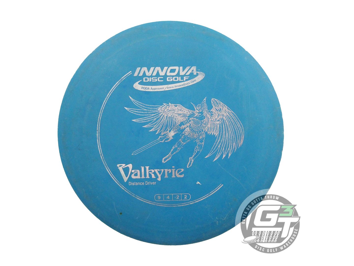 USED Innova DX Valkyrie 170g Blue Silver Foil Distance Driver Golf Disc