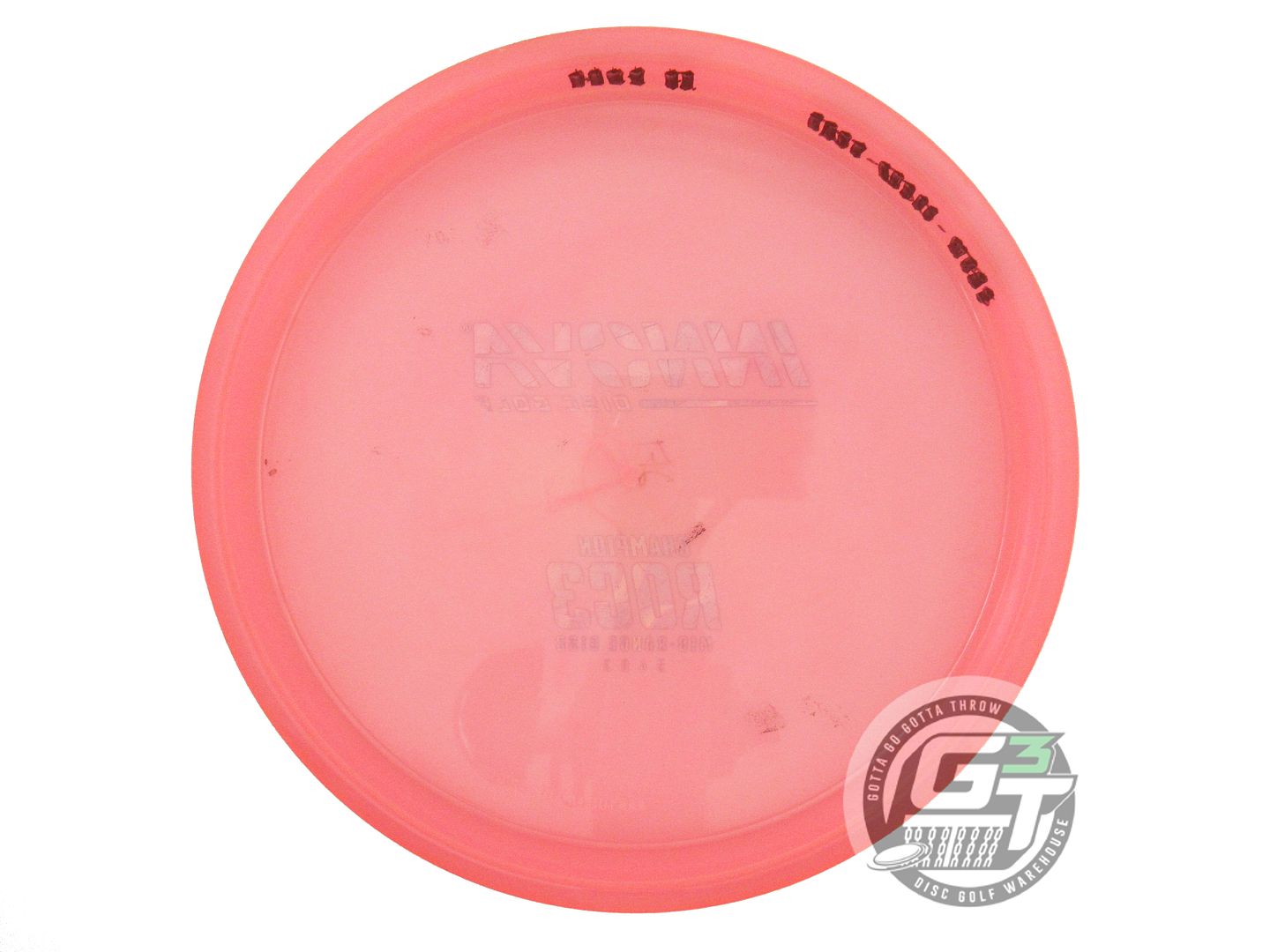 USED Innova Champion Roc3 176g Pink Blue Prism Foil Midrange Golf Disc