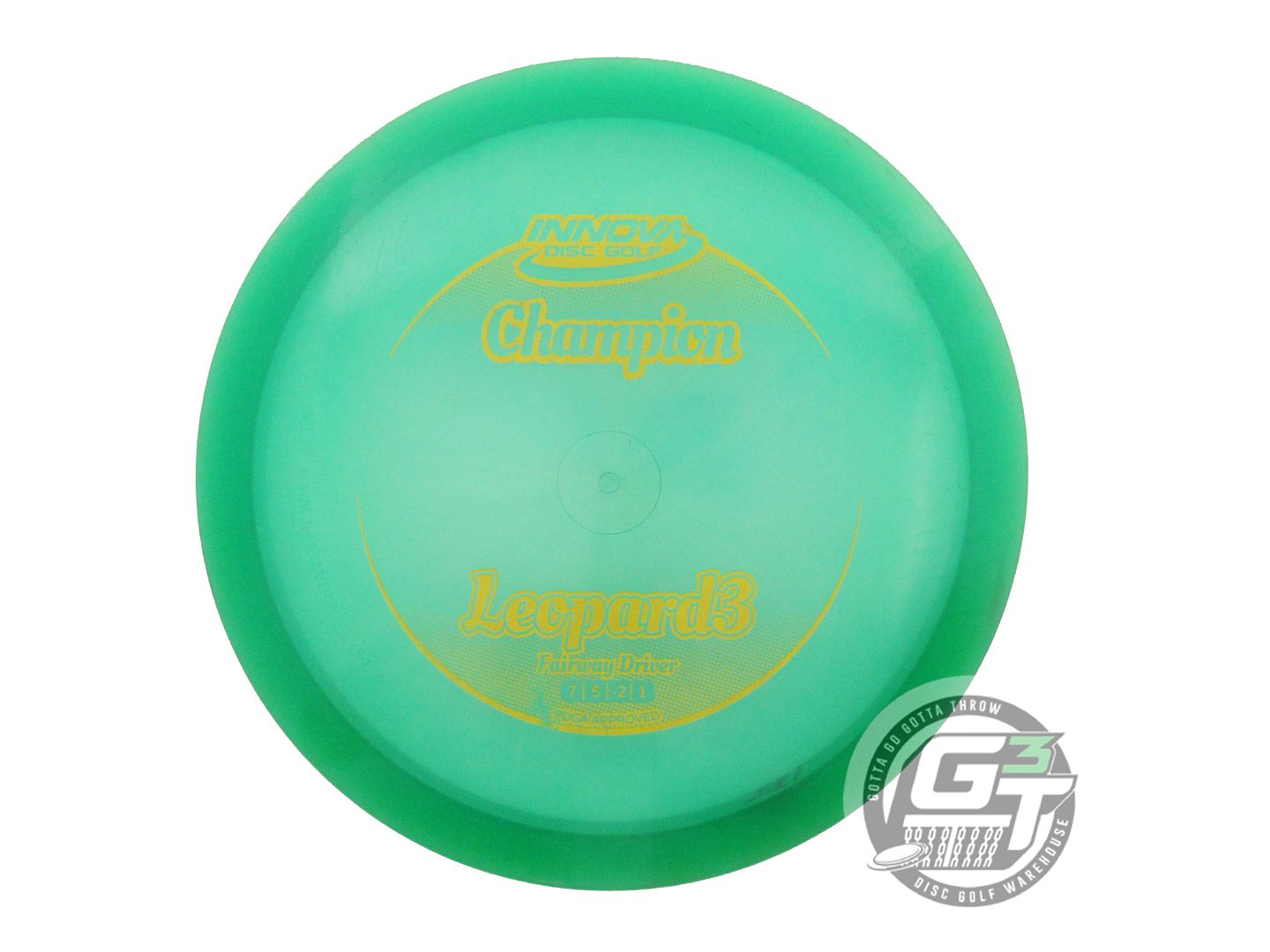 USED Innova Champion Leopard3 175g Green Yellow Stamp Fairway Driver Golf Disc