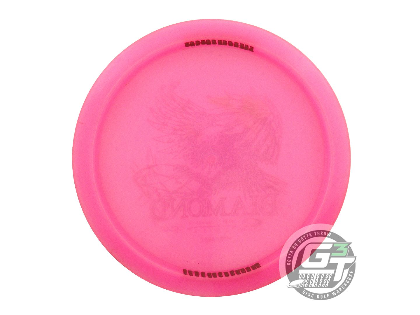 USED Latitude 64 170 CARAT Opto Diamond 171g Pink Purple Foil Driver Disc