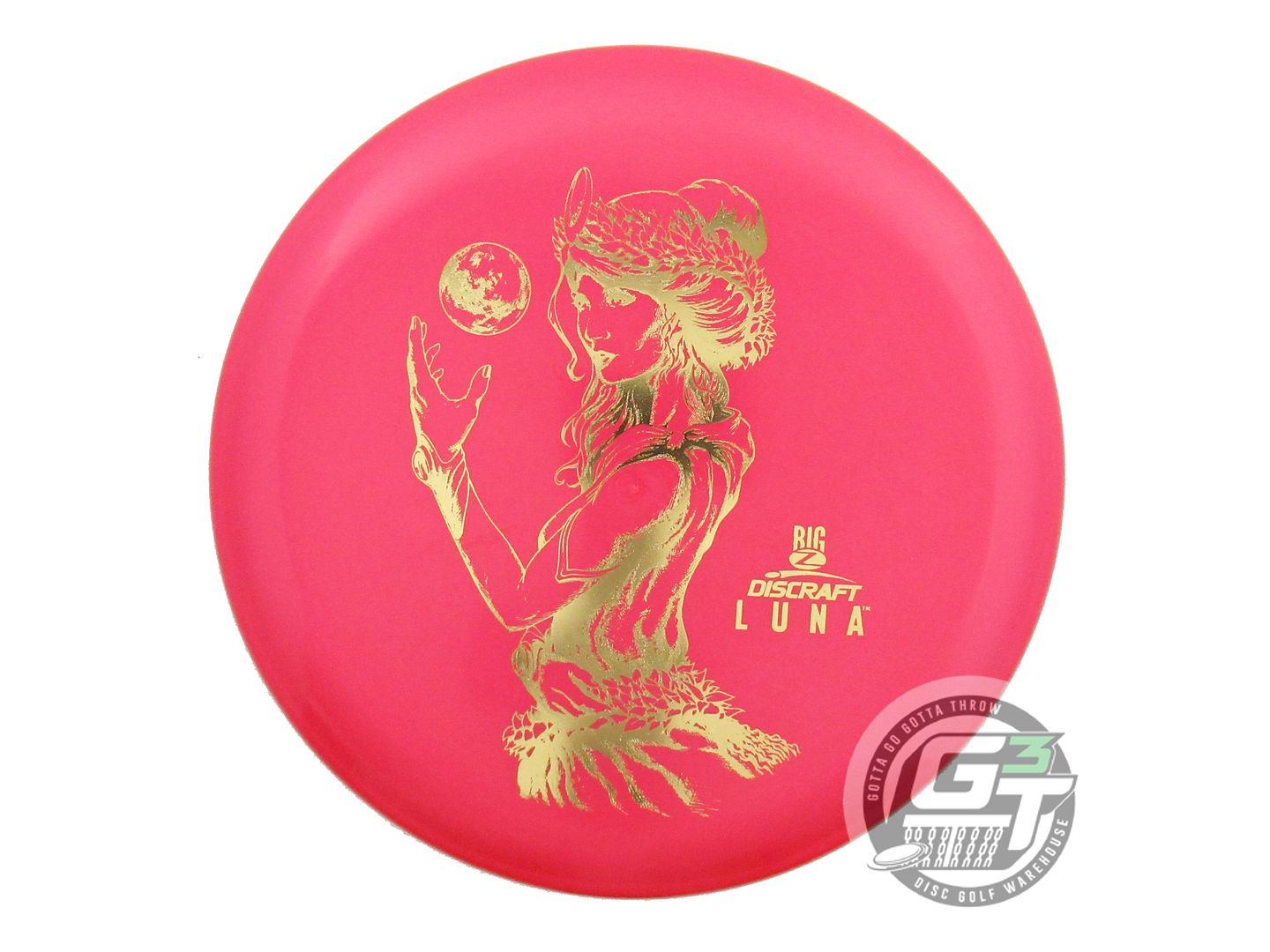 NOS Discraft [McBETH] Big Z Luna 175g Red Gold Foil C Putter Golf Disc