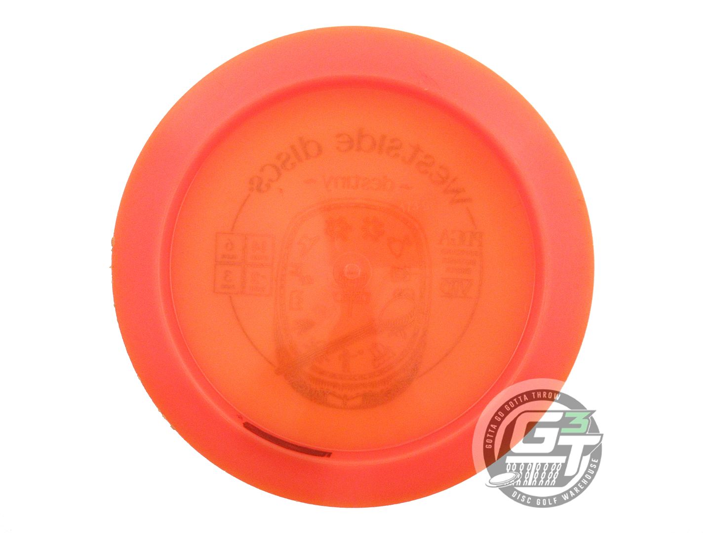 USED Westside Discs VIP Destiny 173g Orange Green Foil Distance Driver Golf Disc