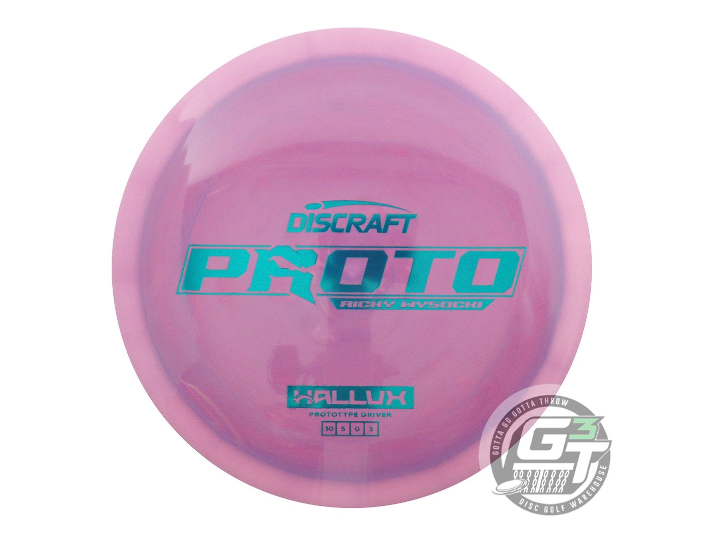 Discraft Limited Edition Prototype Ricky Wysocki Signature Hallux Distance Driver Golf Disc (Individually Listed)