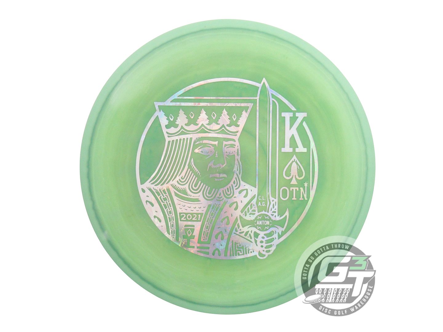 NOS Discraft [KOTN] ESP Buzzz 182g Green Money Foil Midrange Golf Disc