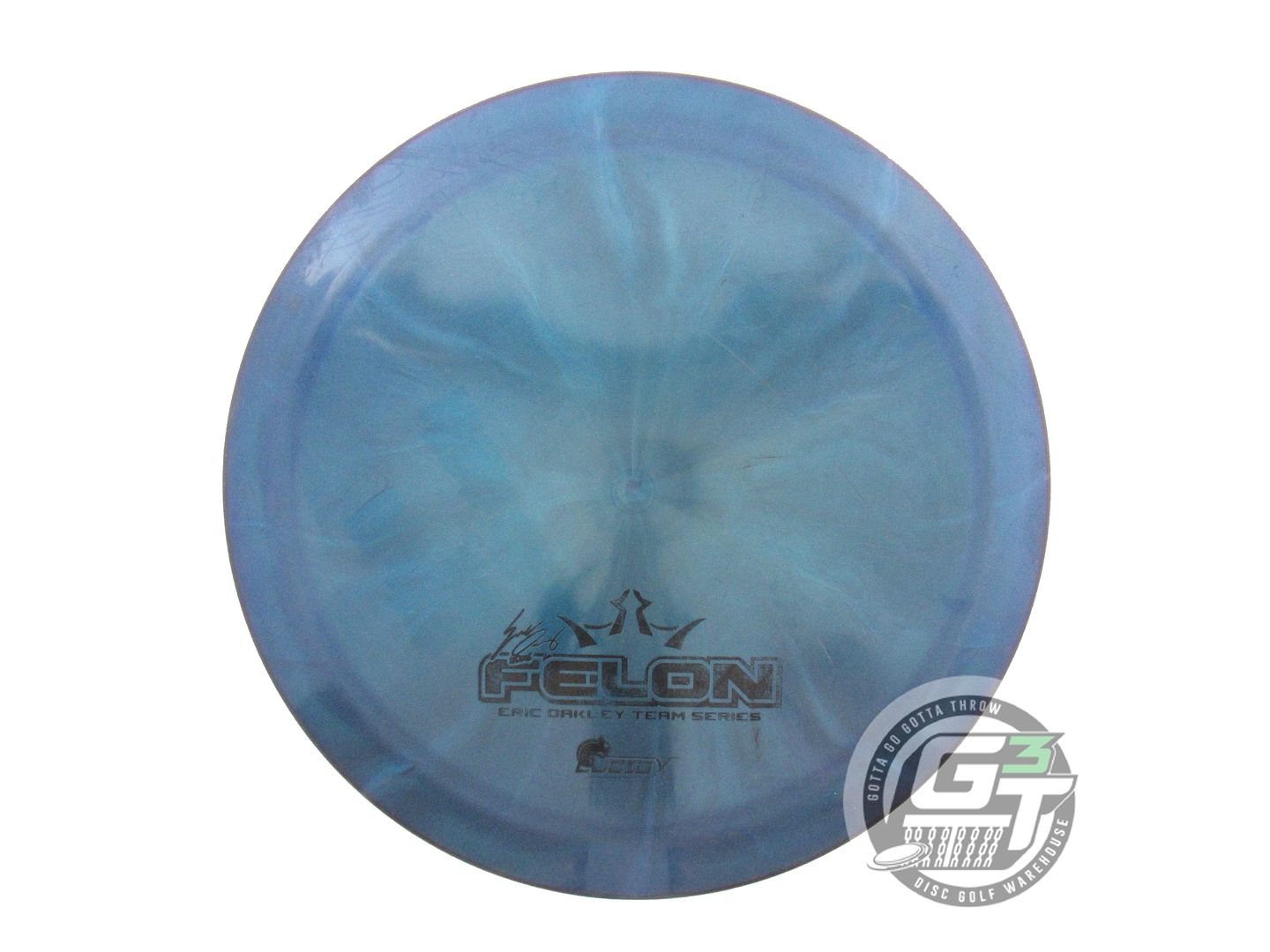 USED Dynamic Discs [OAKLEY] Chameleon Lucid-X Felon 173g Blue Driver Golf Disc