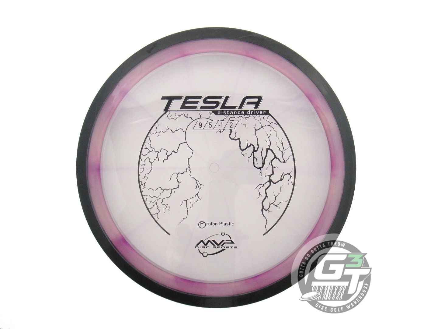 USED MVP Disc Sports Proton Tesla 169g Lilac Distance Driver Golf Disc