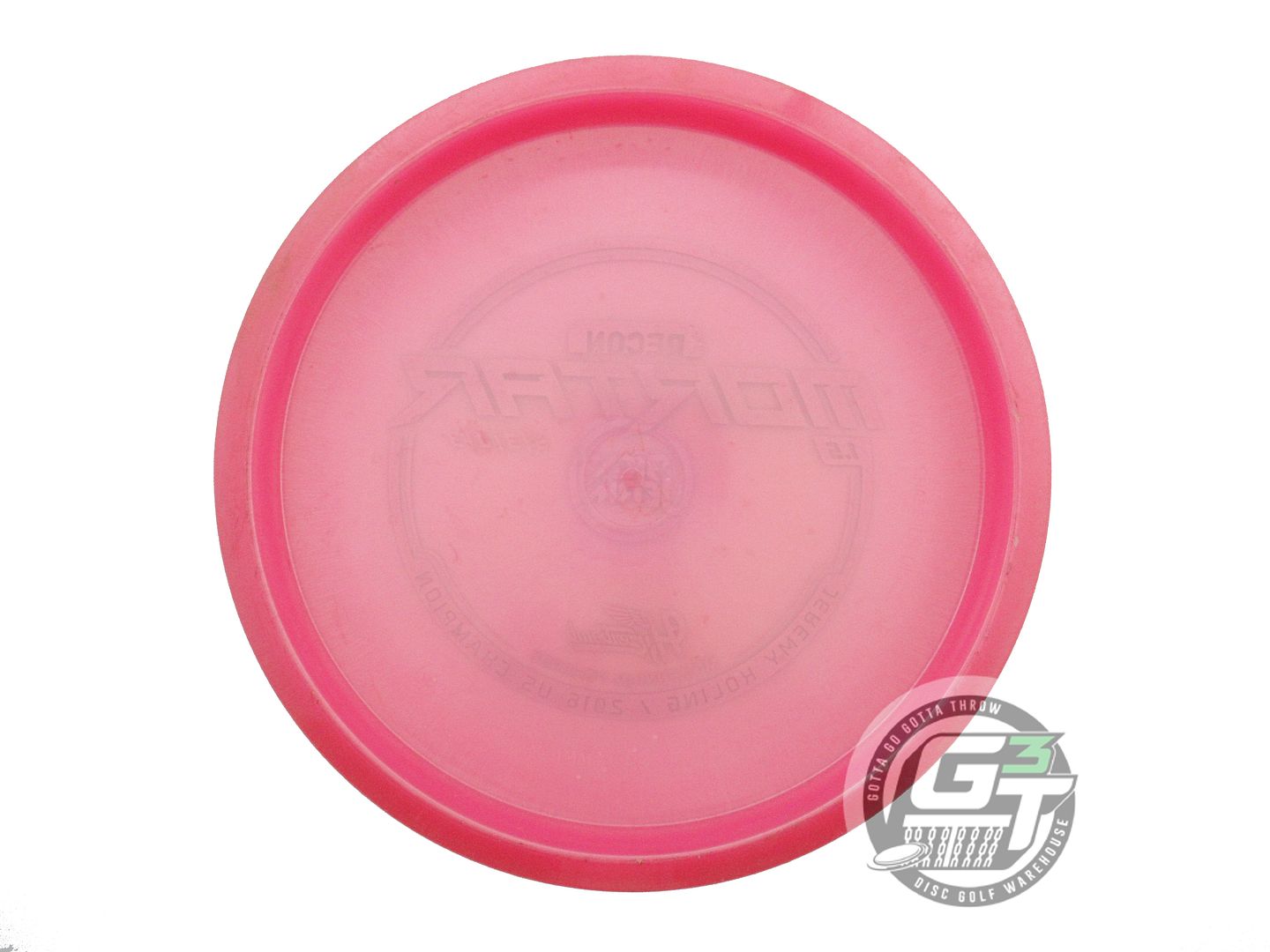 USED Hyzerbomb Recon Mortar 179g Pink Lime Prism Foil Midrange Golf Disc