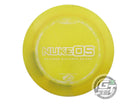 USED Discraft Z Nuke OS 175g Yellow White Stamp Distance Driver Golf Disc