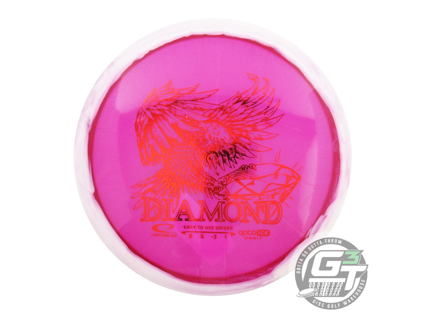 Latitude 64 Opto Ice Orbit Diamond Fairway Driver Golf Disc (Individually Listed)