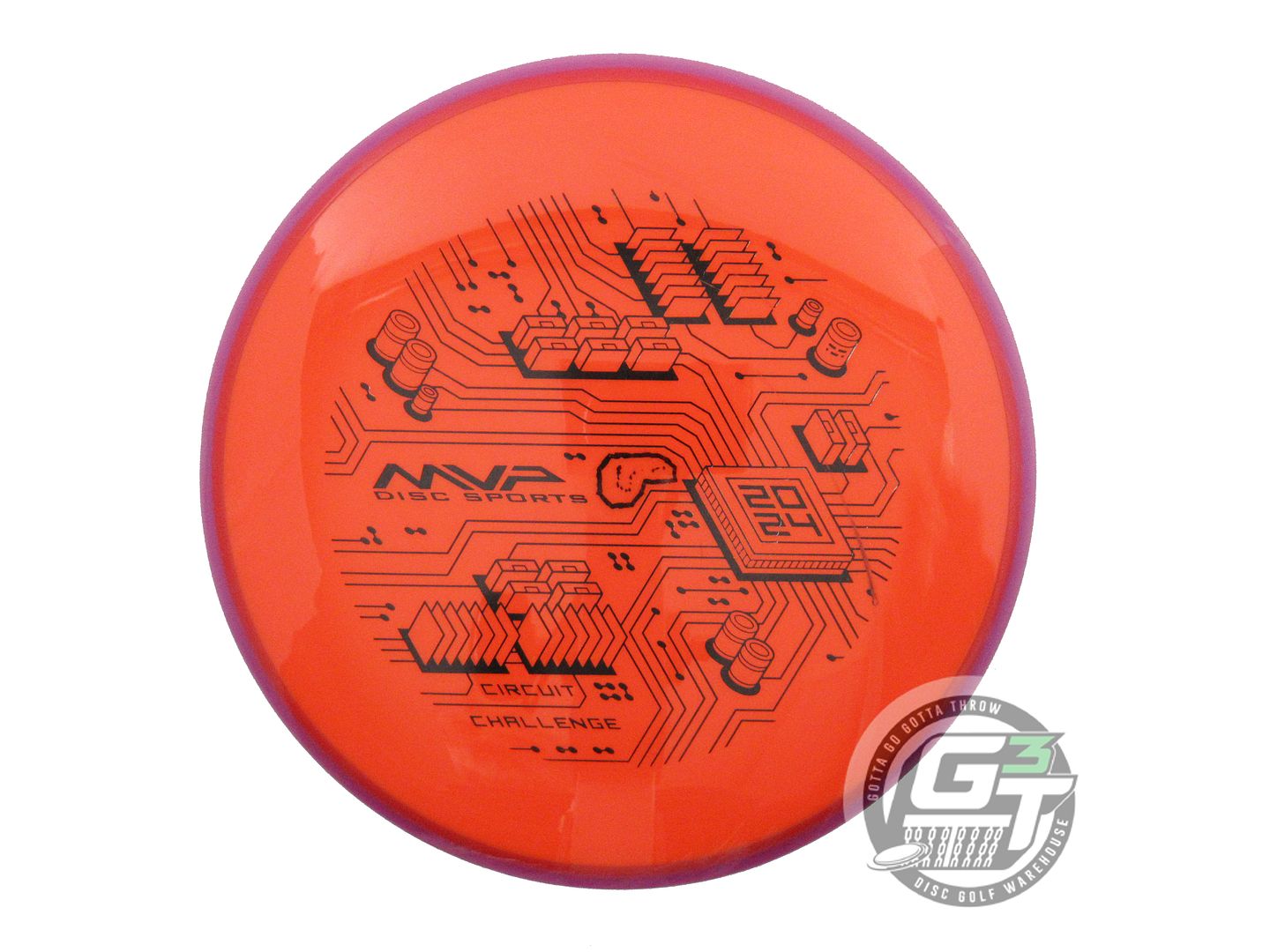 USED Axiom Discs [CIRCUIT] Prism Neutron Trance 174g Orange Purp Rim Driver Disc