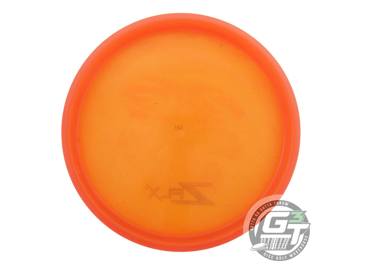 USED Discraft Z FLX Zone 174g Orange Wiped Stamp Putter Golf Disc
