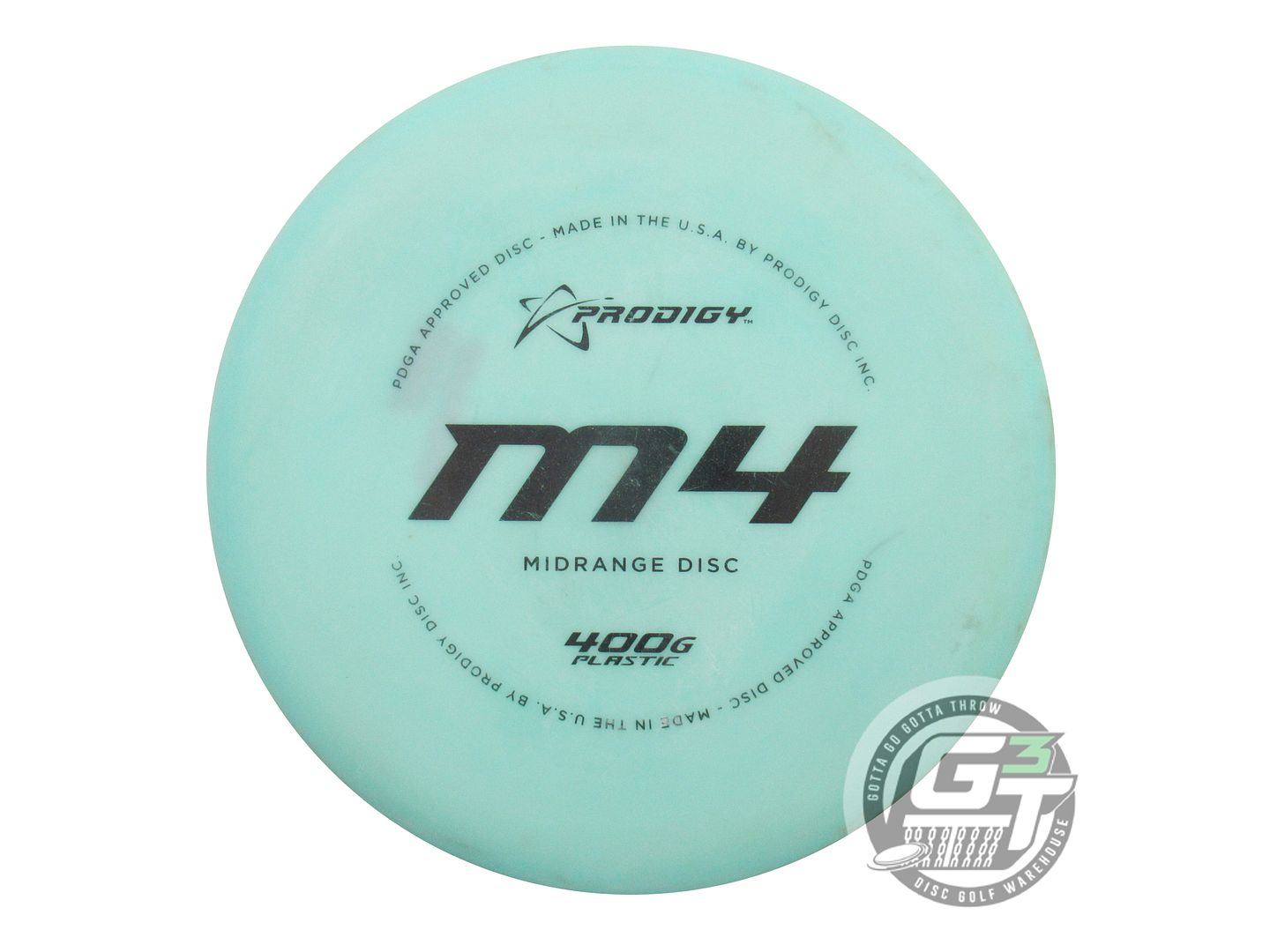 USED Prodigy Discs 400G M4 176g Seafoam Black Stamp Midrange Golf Disc