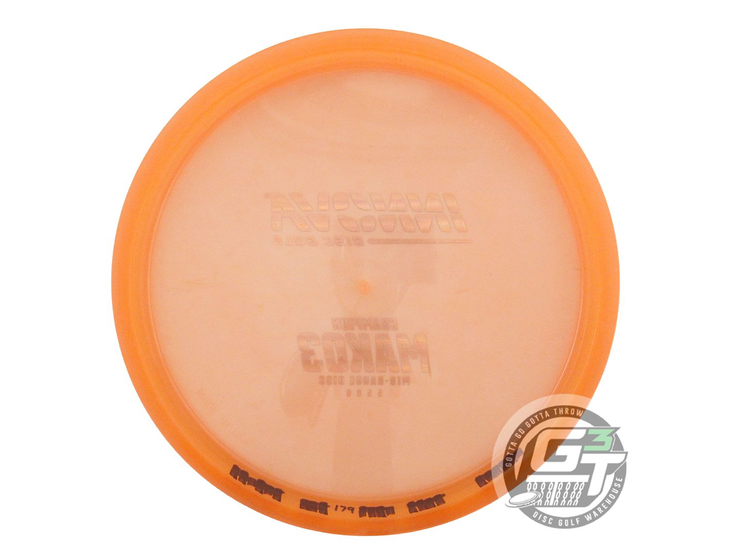 USED Innova Champion Mako3 179g Peach Silver Holo Foil Midrange Golf Disc