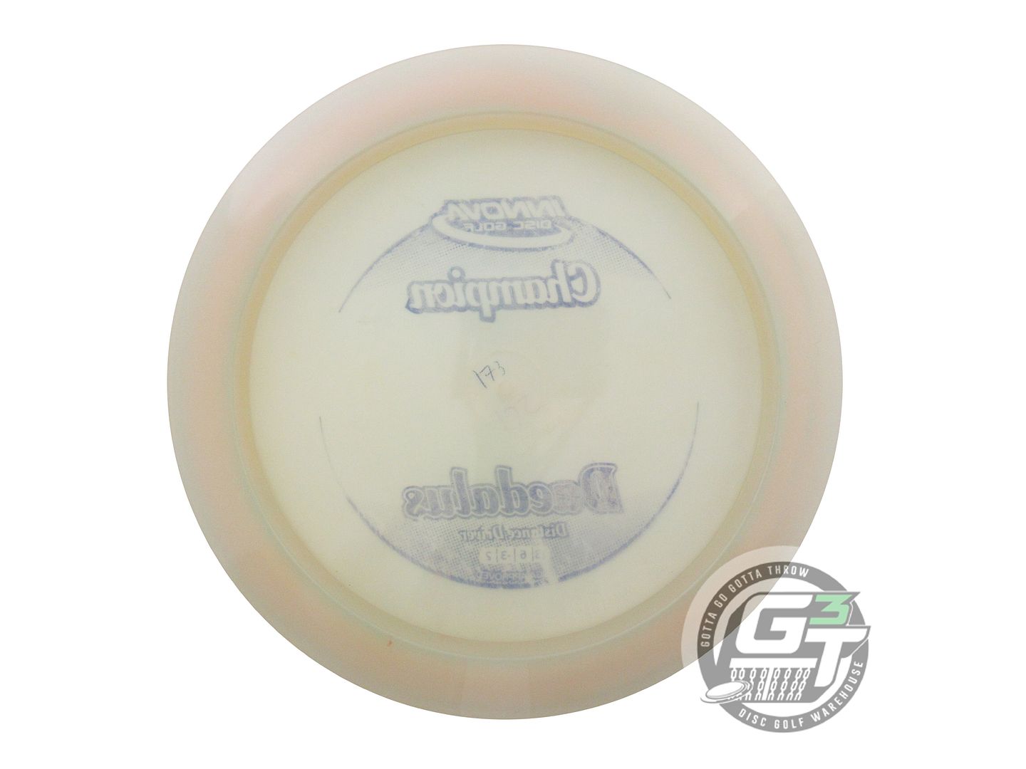 USED Innova Champion Daedalus 173g Smoke Blue Foil Distance Driver Disc