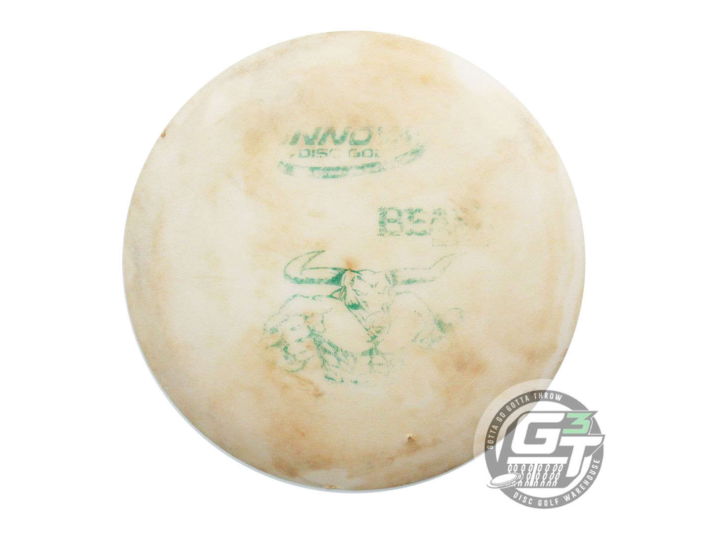 USED Innova DX Beast 171g Ivory Green Foil Distance Driver Golf Disc