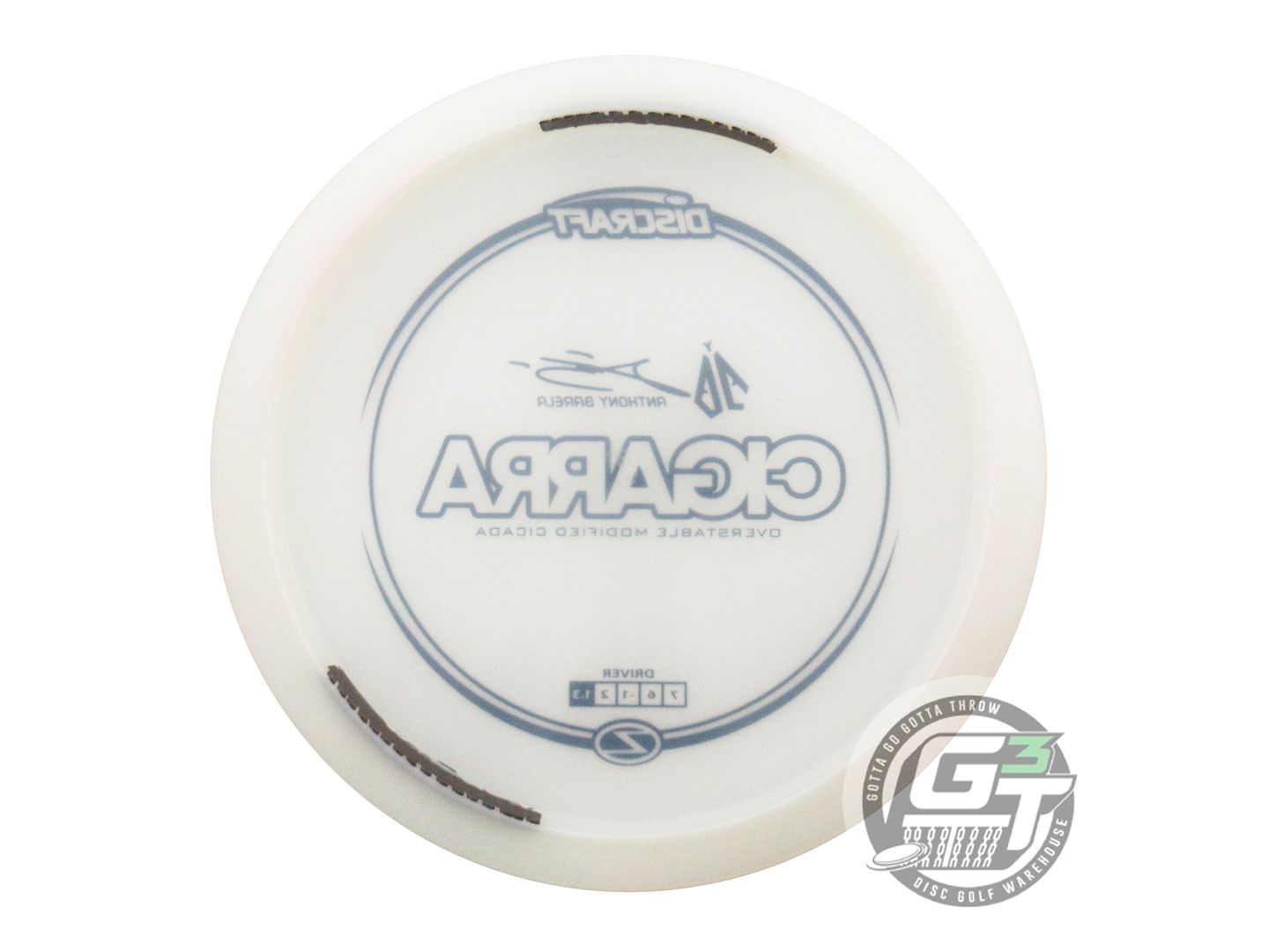 USED Discraft [BARELA] Z Cigarra 167g White Black Stamp Fairway Driver Disc