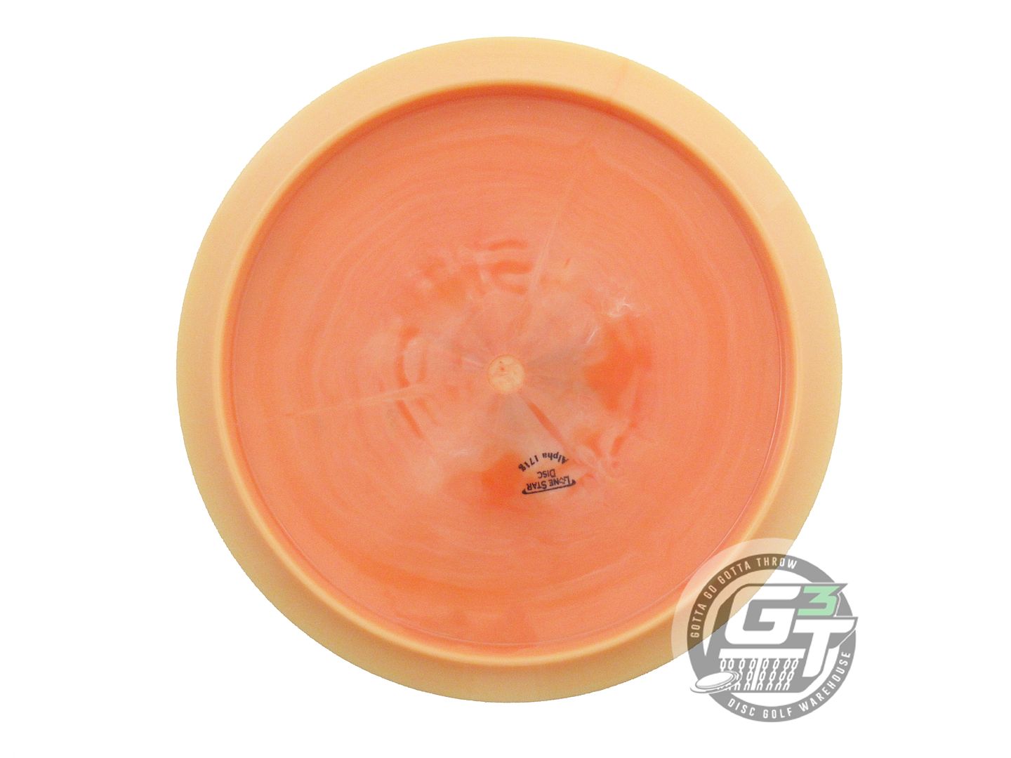 USED Lone Star Alpha Brazos 171g Peach White Stamp Fairway Driver Golf Disc