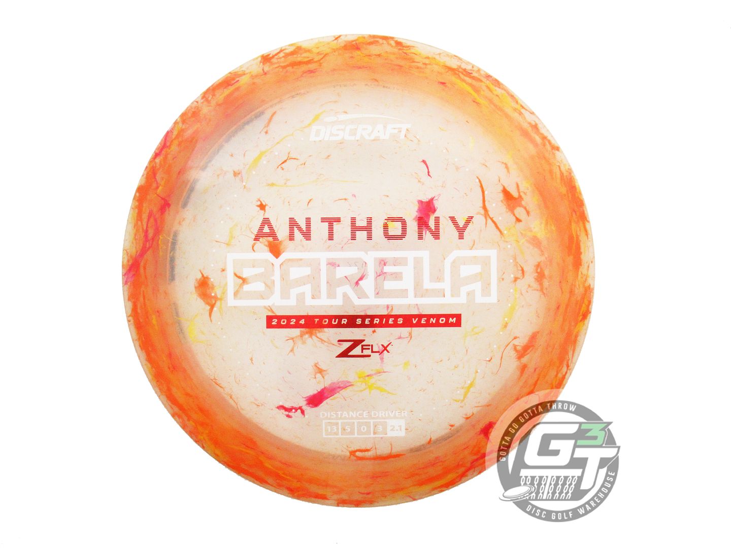 USED Discraft [BARELA] Jawbreaker Z FLX Venom 176g White Stamp Driver Golf Disc