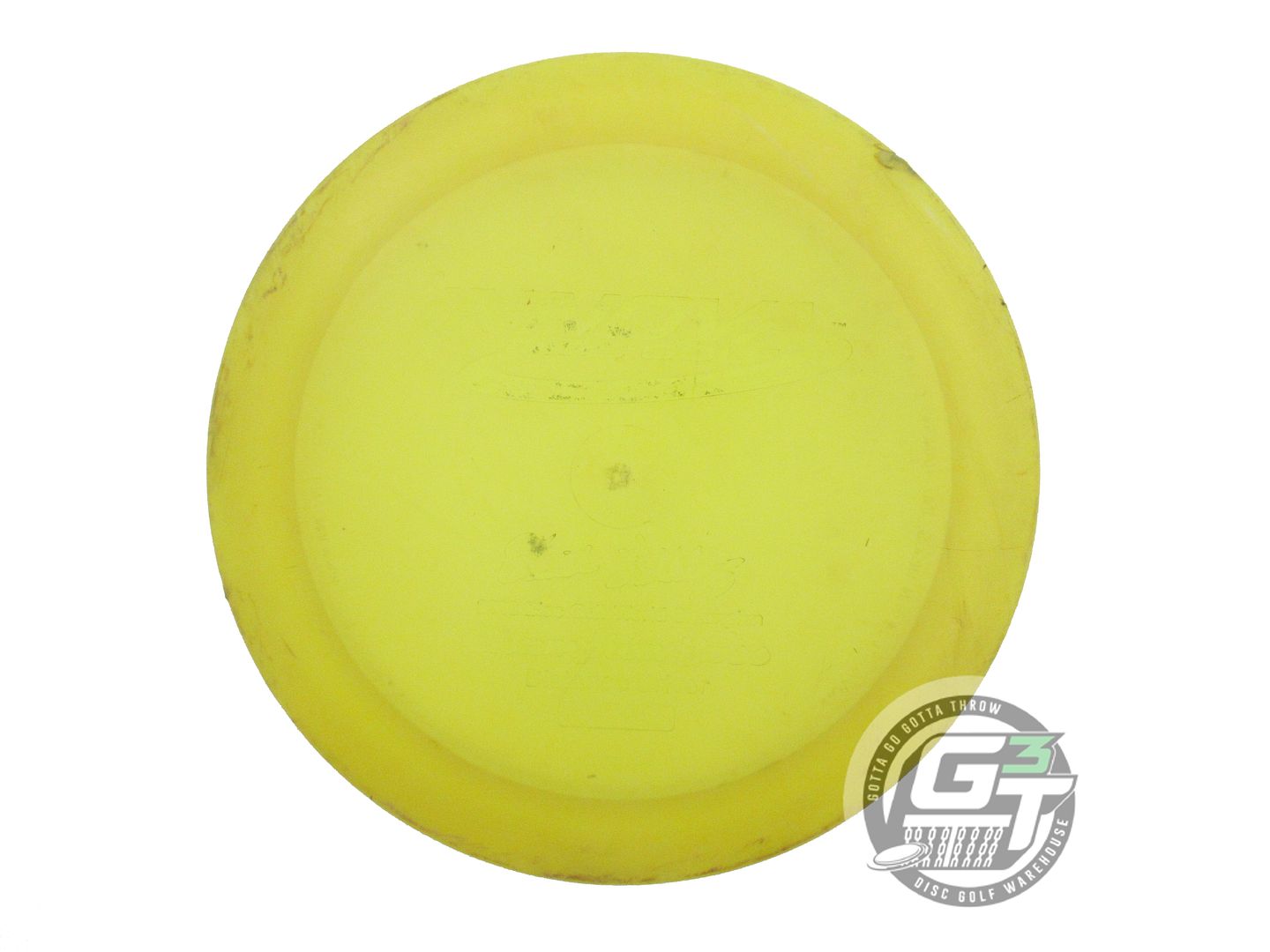 USED Innova Champion Boss 173g Yellow Wiped Stamp Distance Driver Golf Disc
