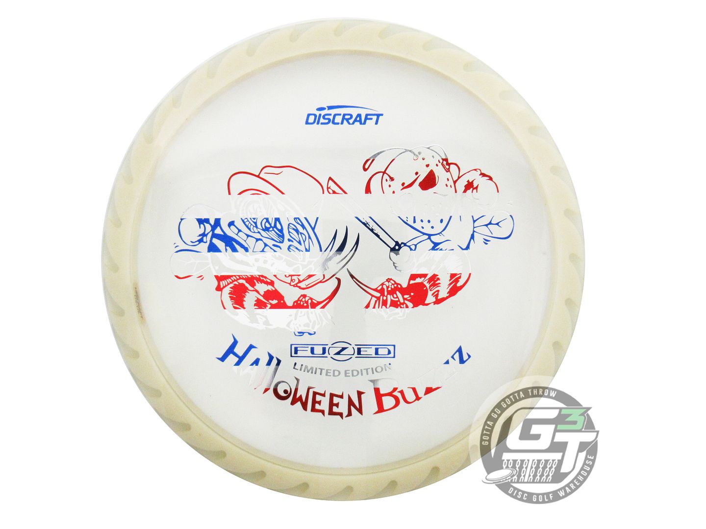 NOS Discraft FuZed BuzzzSaw Buzzz 176g Smoke HALLOWEEN Midrange Golf Disc