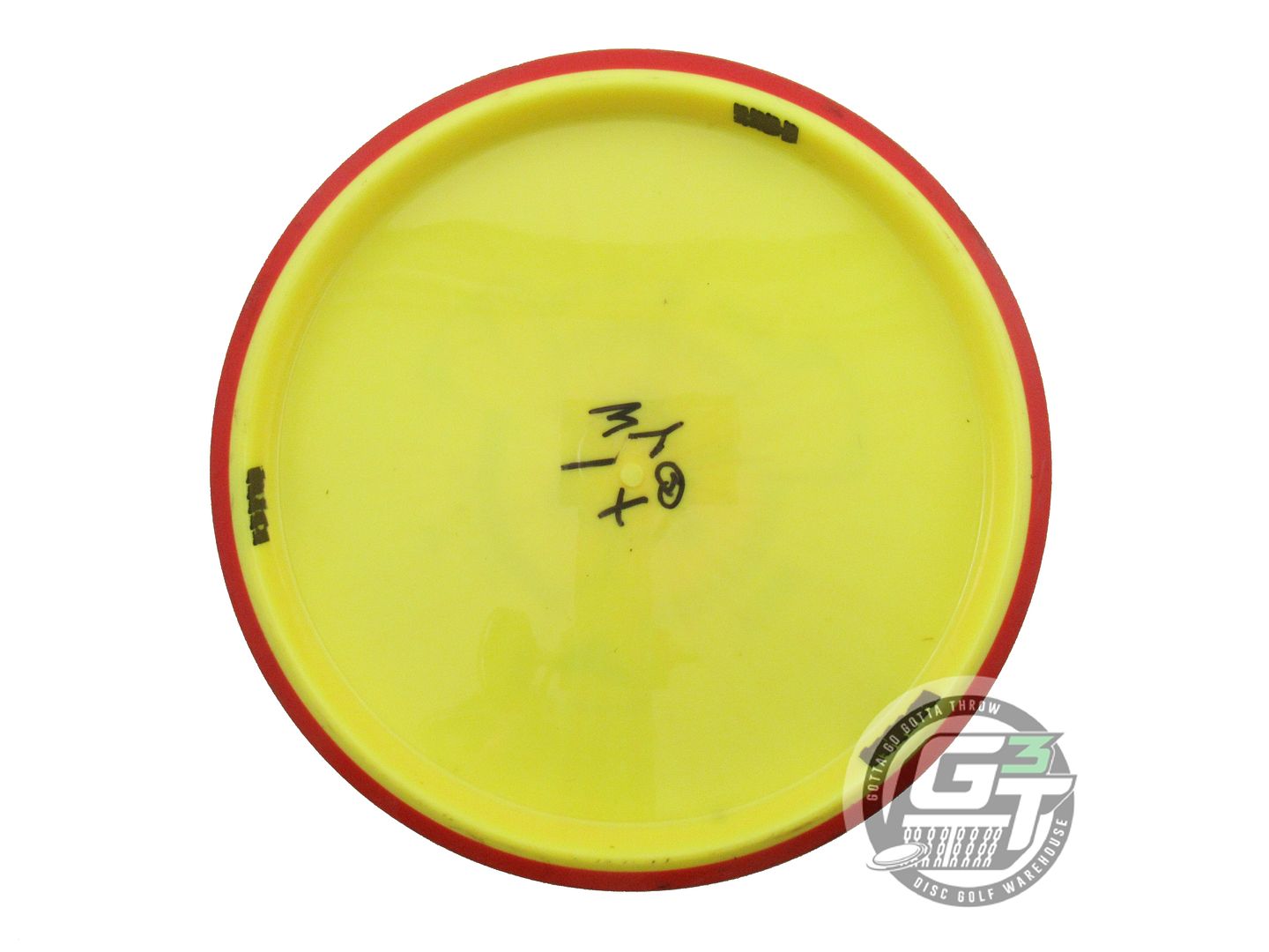 USED Axiom Discs Neutron Hex 175g Yellow Red Rim Midrange Golf Disc