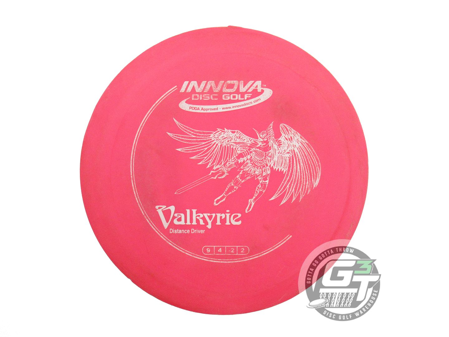 USED Innova DX Valkyrie 171g Pink White Stamp Distance Driver Golf Disc