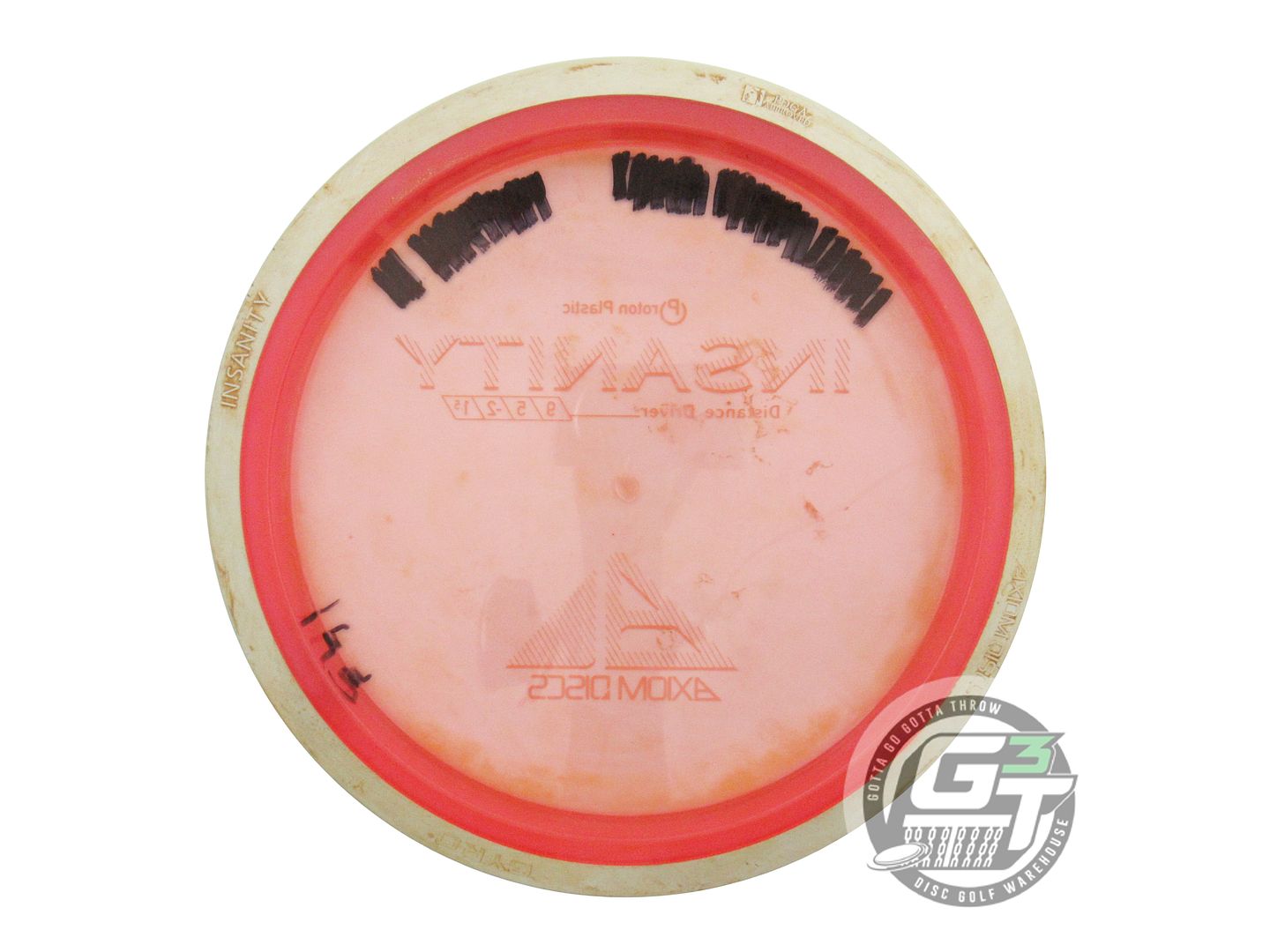 USED Axiom Discs Proton Insanity 175g Pink White Rim Distance Driver Golf Disc