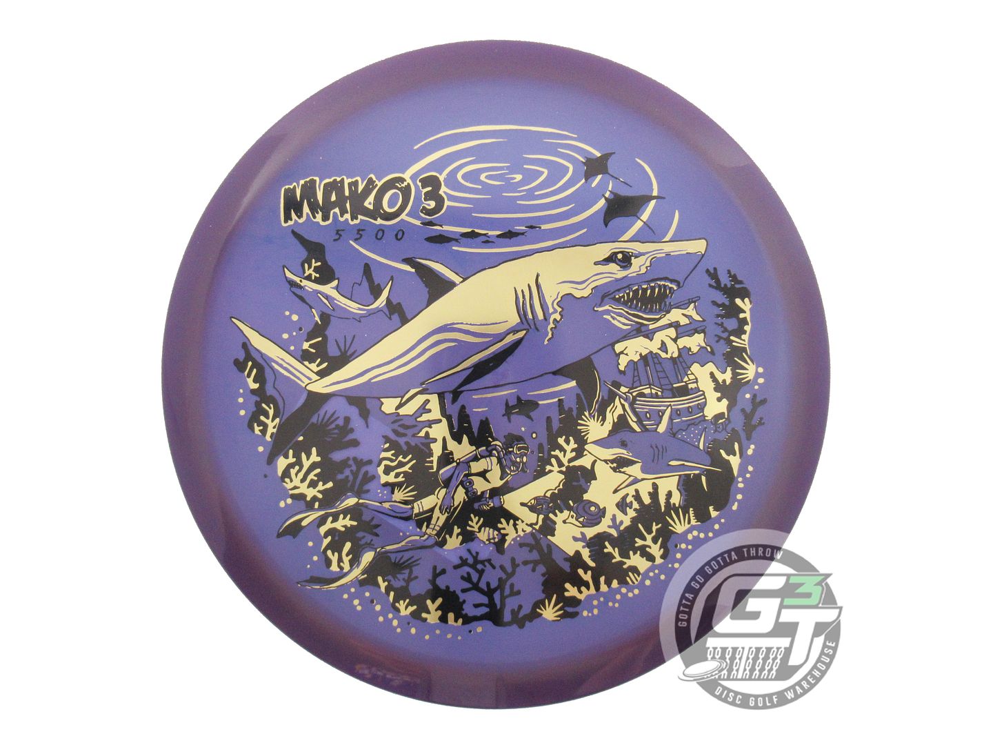 Innova Limited Edition Riptide Reef Stamp Champion Mako3 Midrange Golf Disc (Individually Listed)