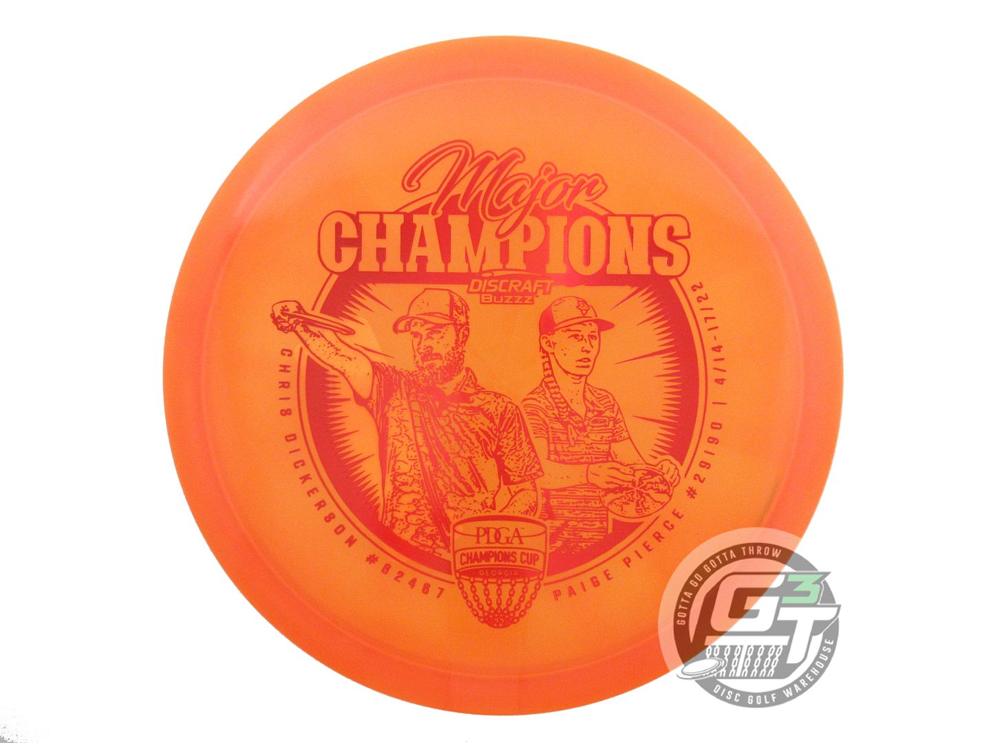 Discraft Limited Edition 2022 PDGA Champions Cup Commemorative Special Blend Buzzz Midrange Golf Disc (Individually Listed)