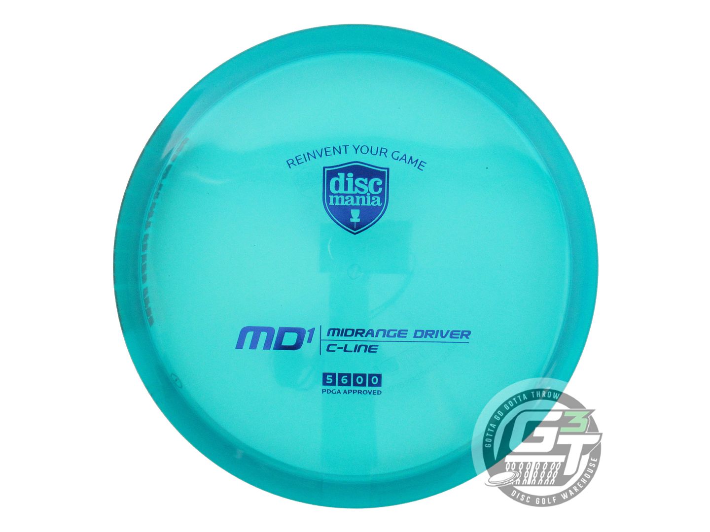 USED DiscMania C-Line MD1 177g Teal Blue Foil Midrange Golf Disc