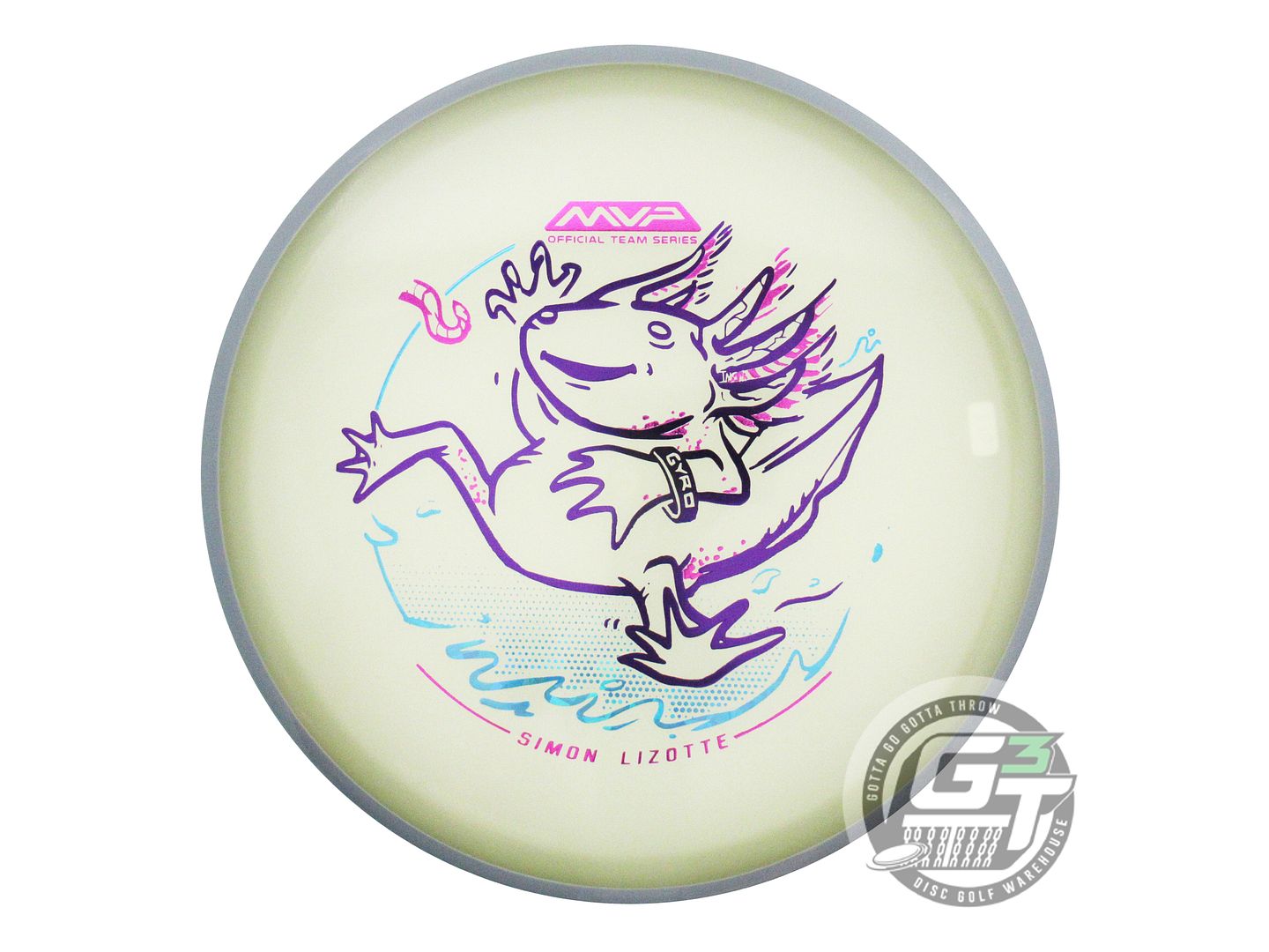 NOS Axiom Discs [LIZOTTE] Eclipse Proton Hex 176g Gray Rim Midrange Golf Disc