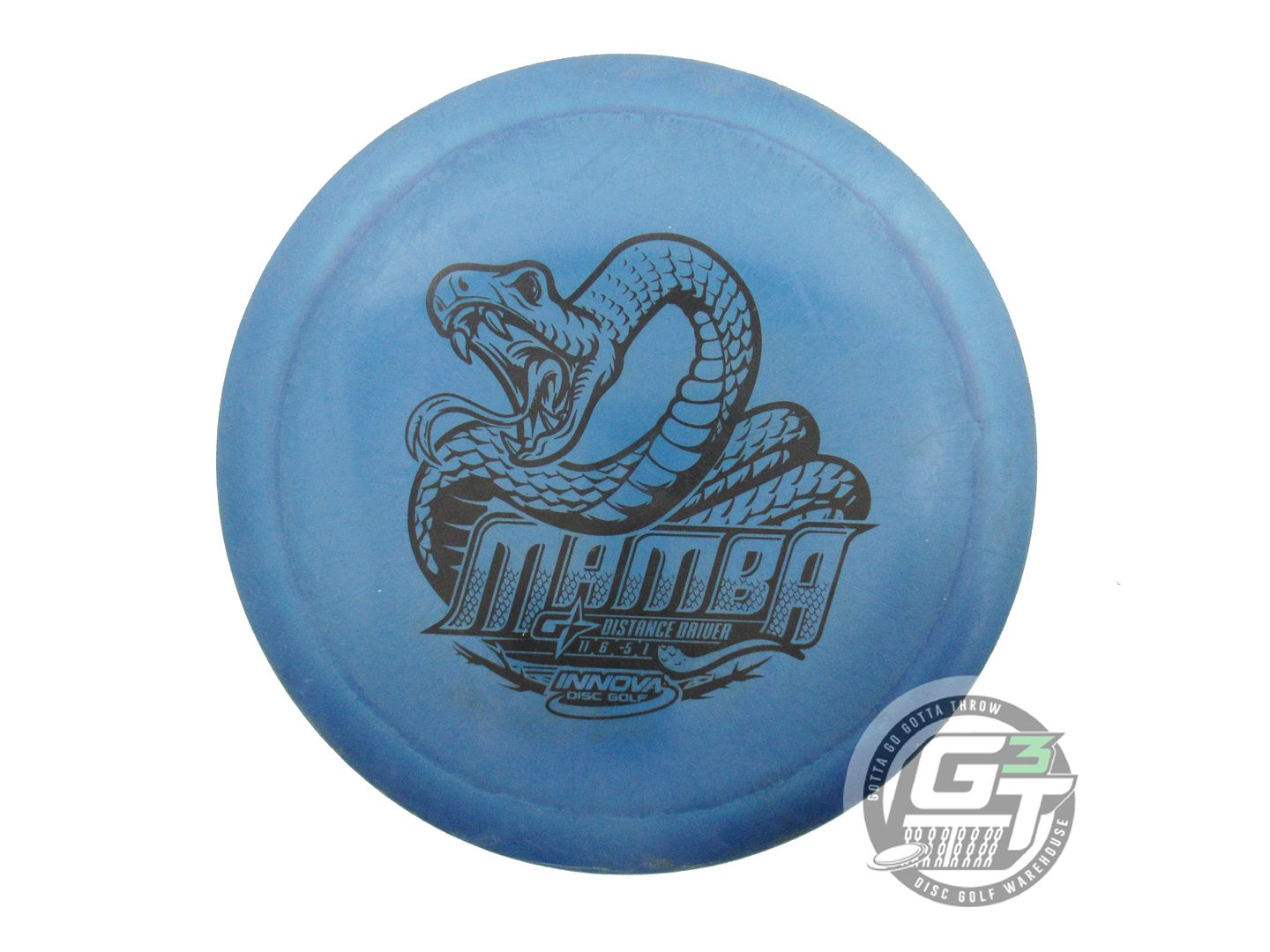 USED Innova GStar Mamba 168g Blue Black Stamp Distance Driver Golf Disc