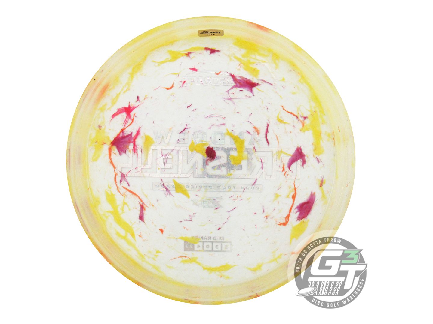USED Discraft [PRESNELL] Jawbreaker Z FLX Swarm 179g Red Foil Midrange Golf Disc