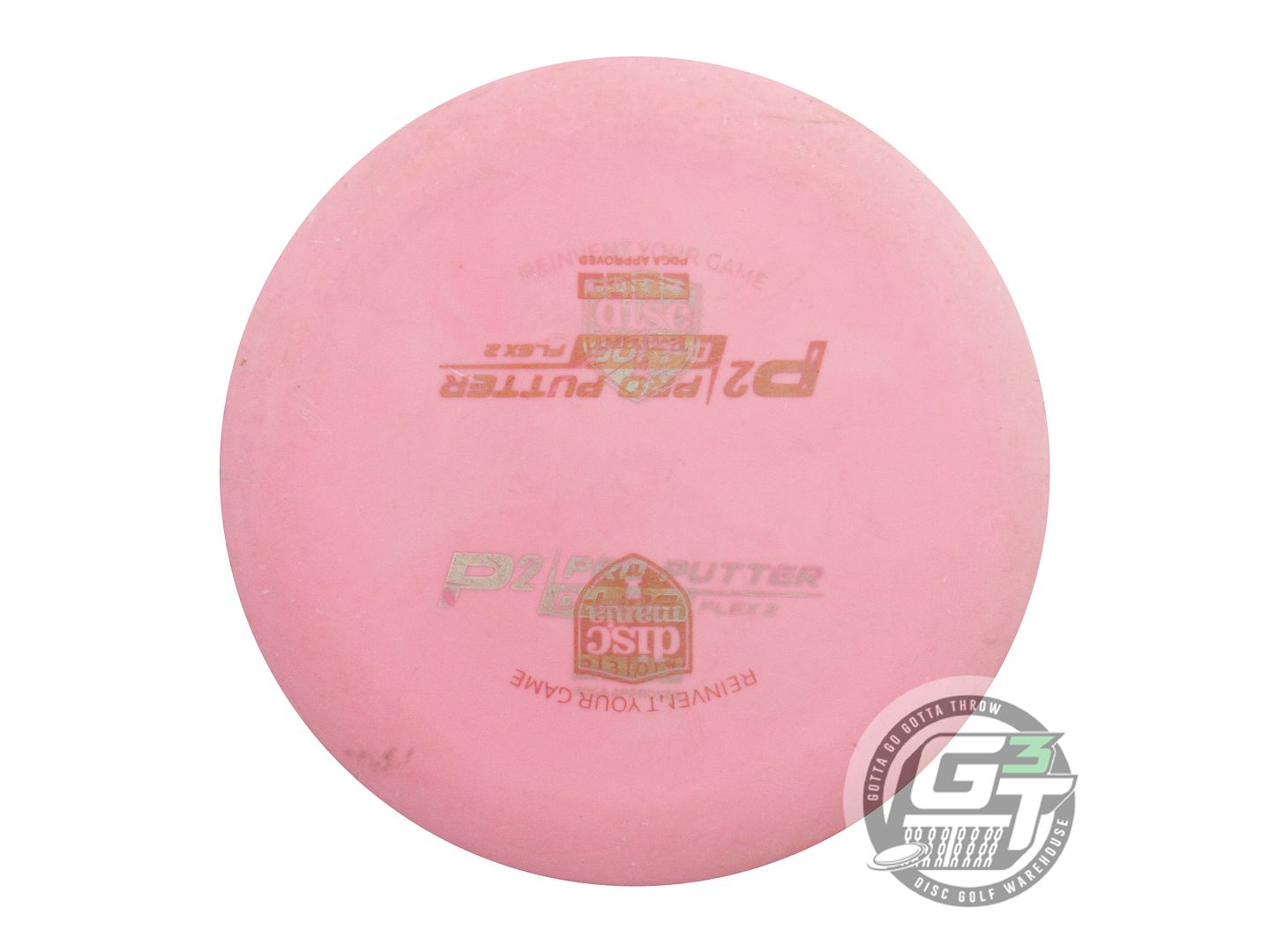USED DiscMania X-OUT D-Line Flex 2 P2 176g Pink Putter Golf Disc
